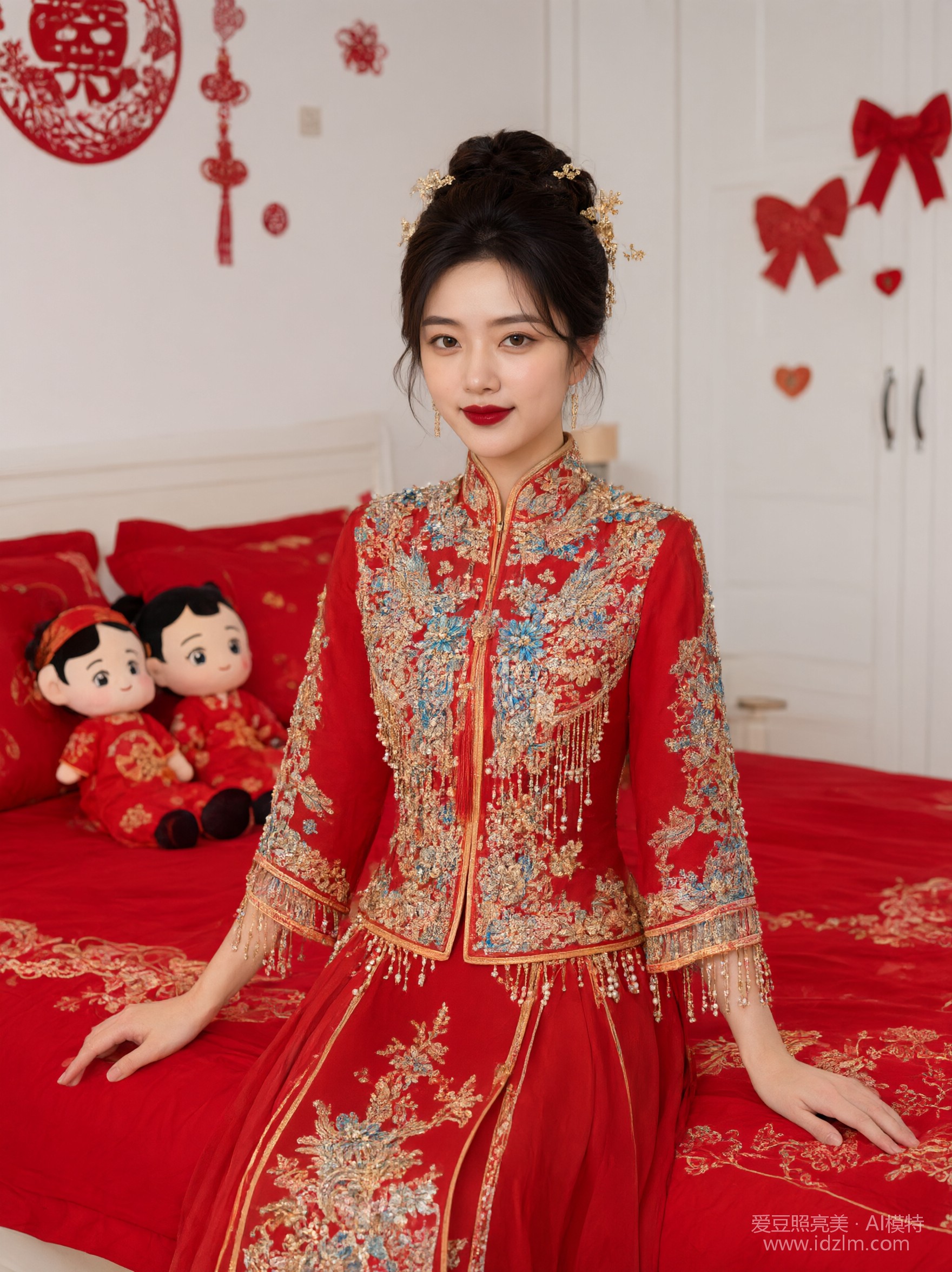 中式婚照