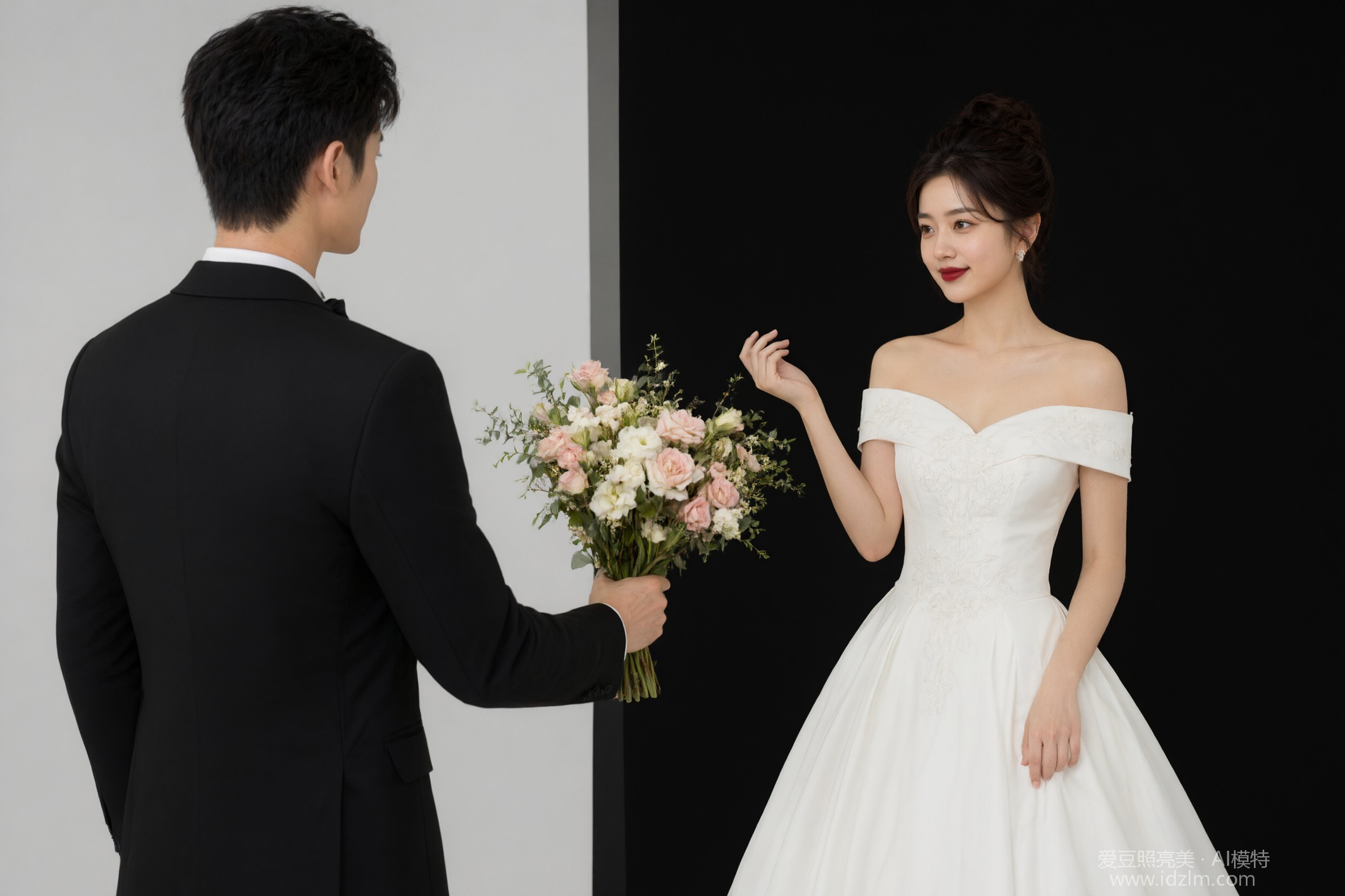 简约婚纱照