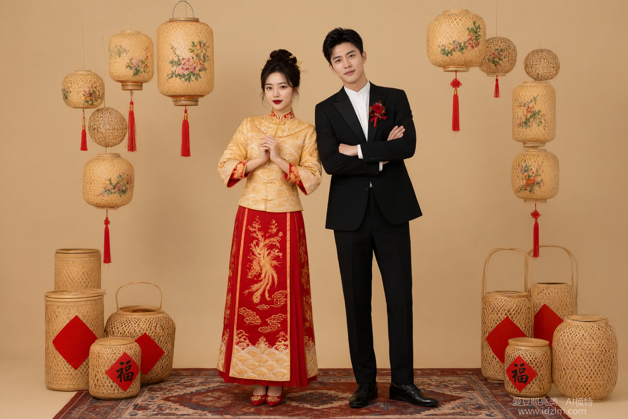 中式婚照