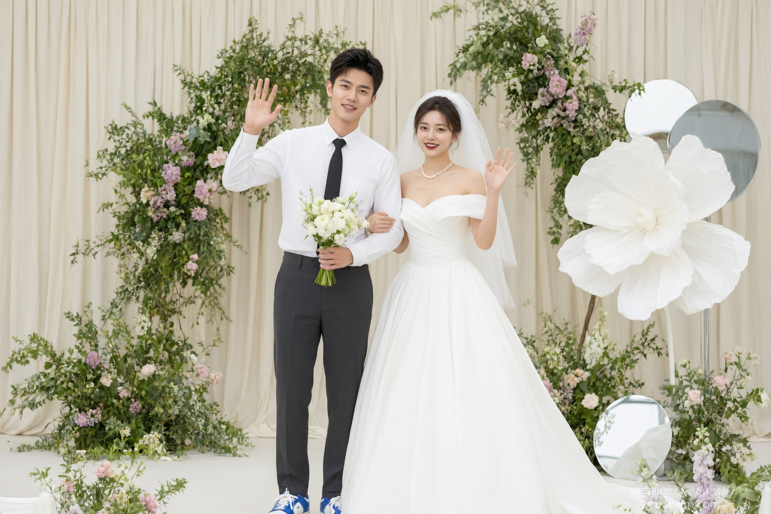 清新婚纱照