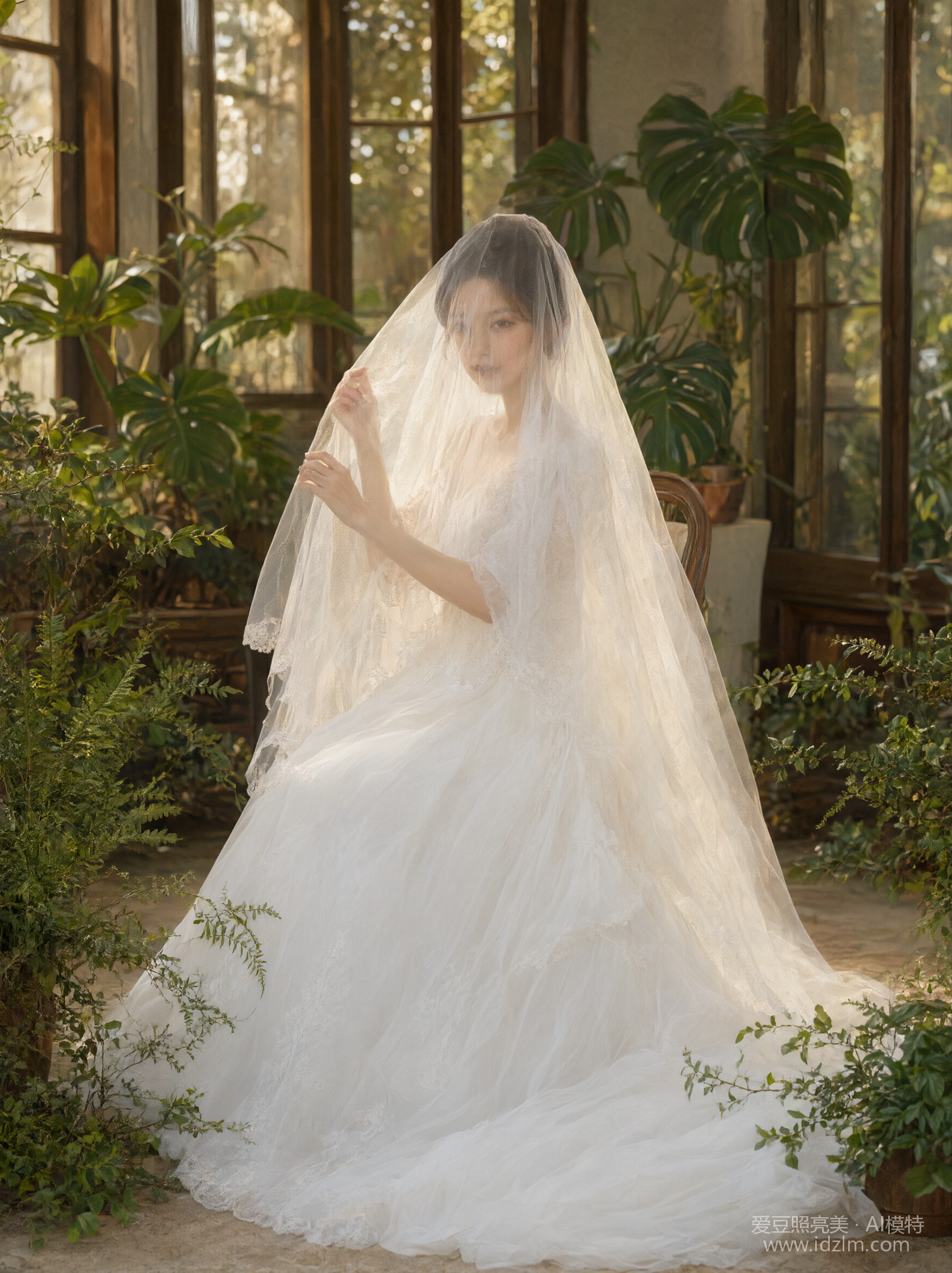 朦胧婚纱