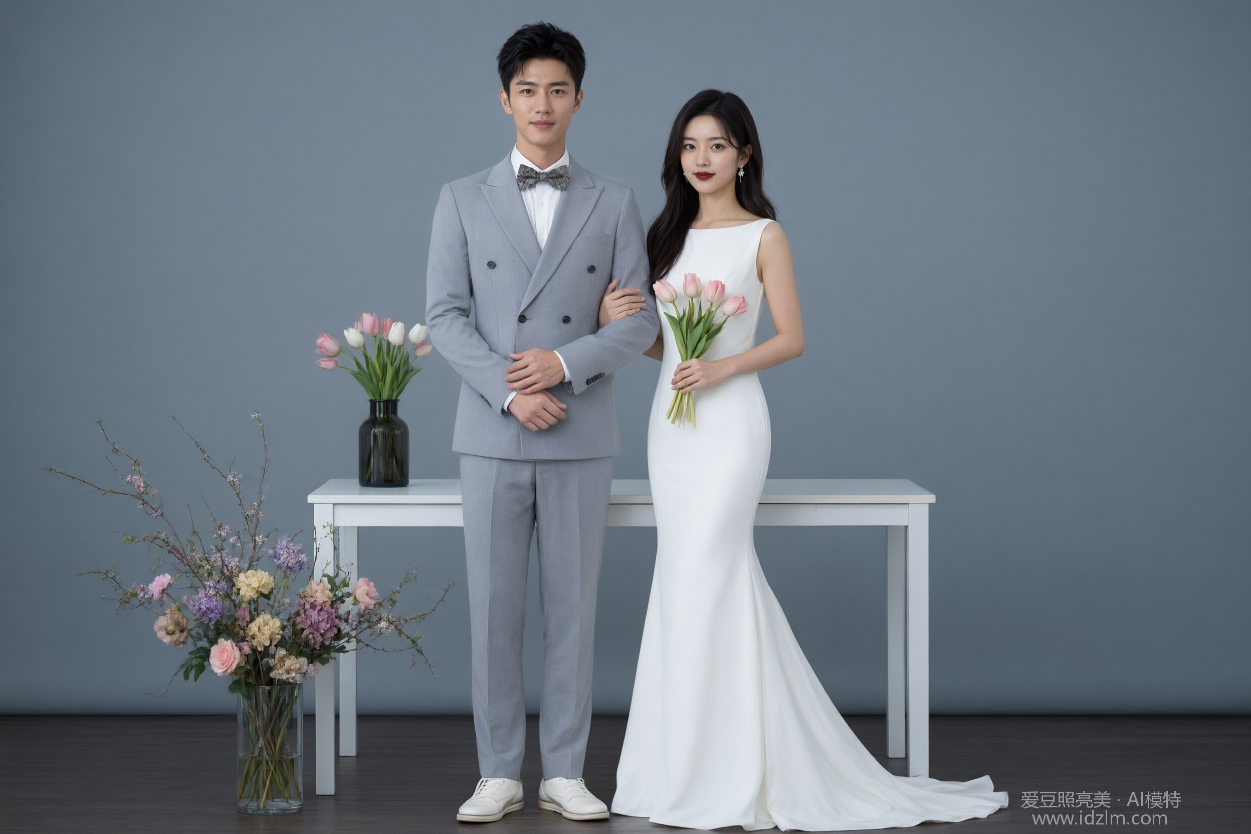简约婚纱照