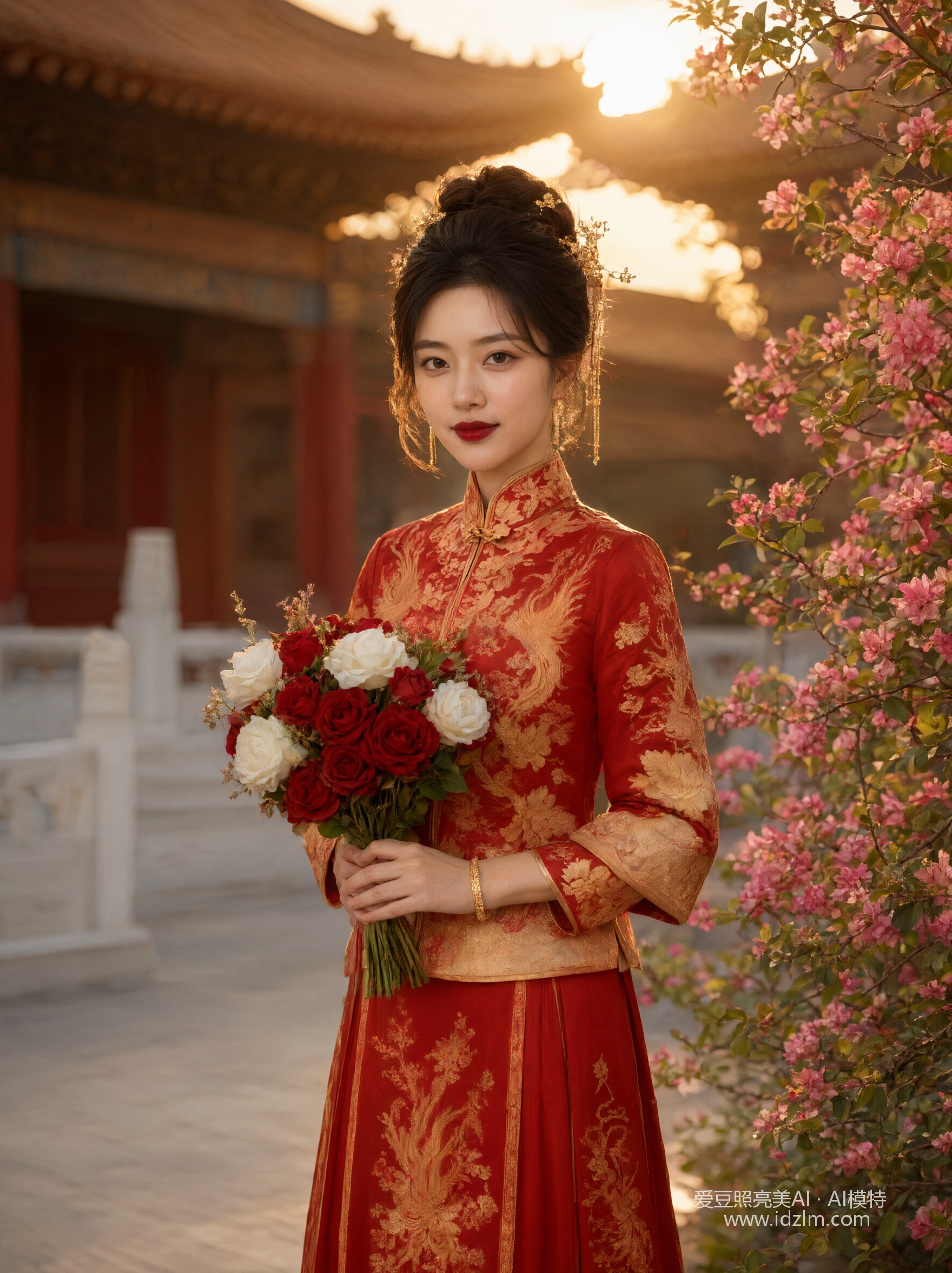 中式婚纱照