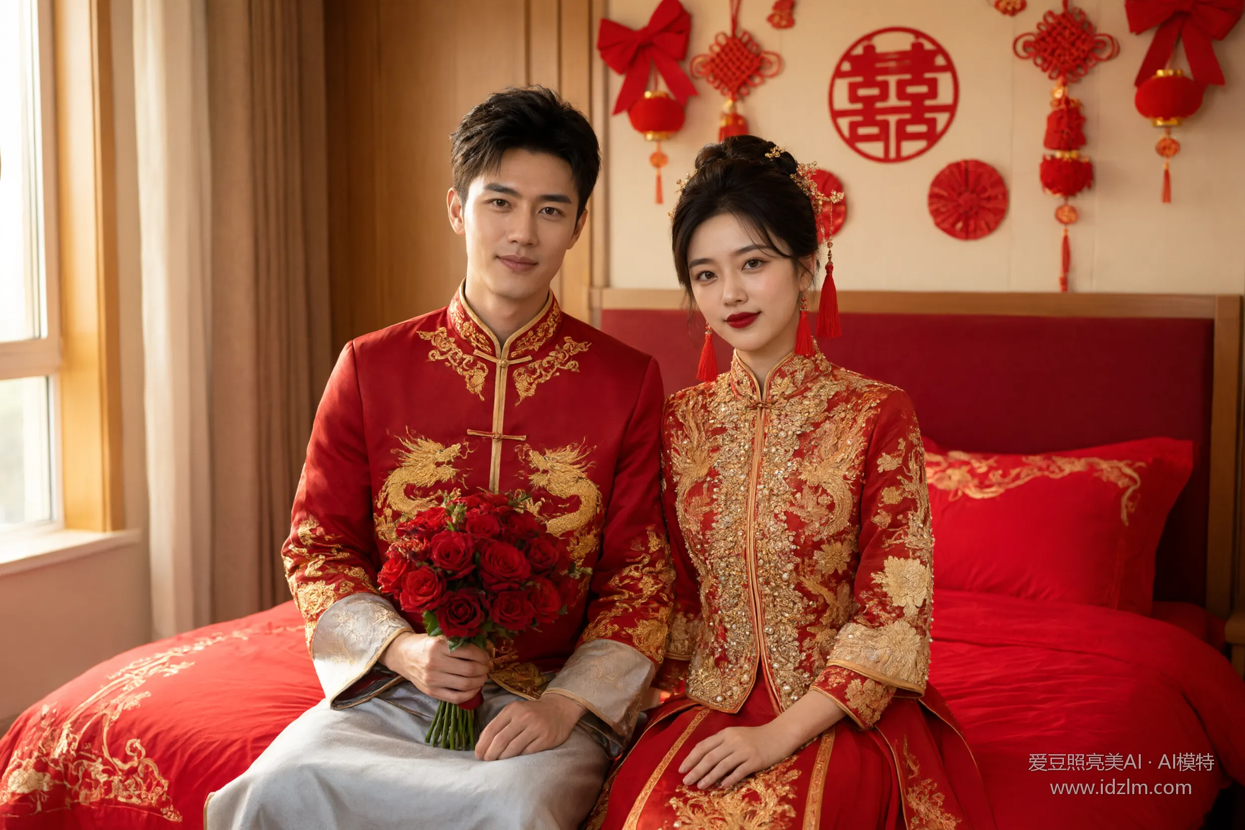 中式婚照