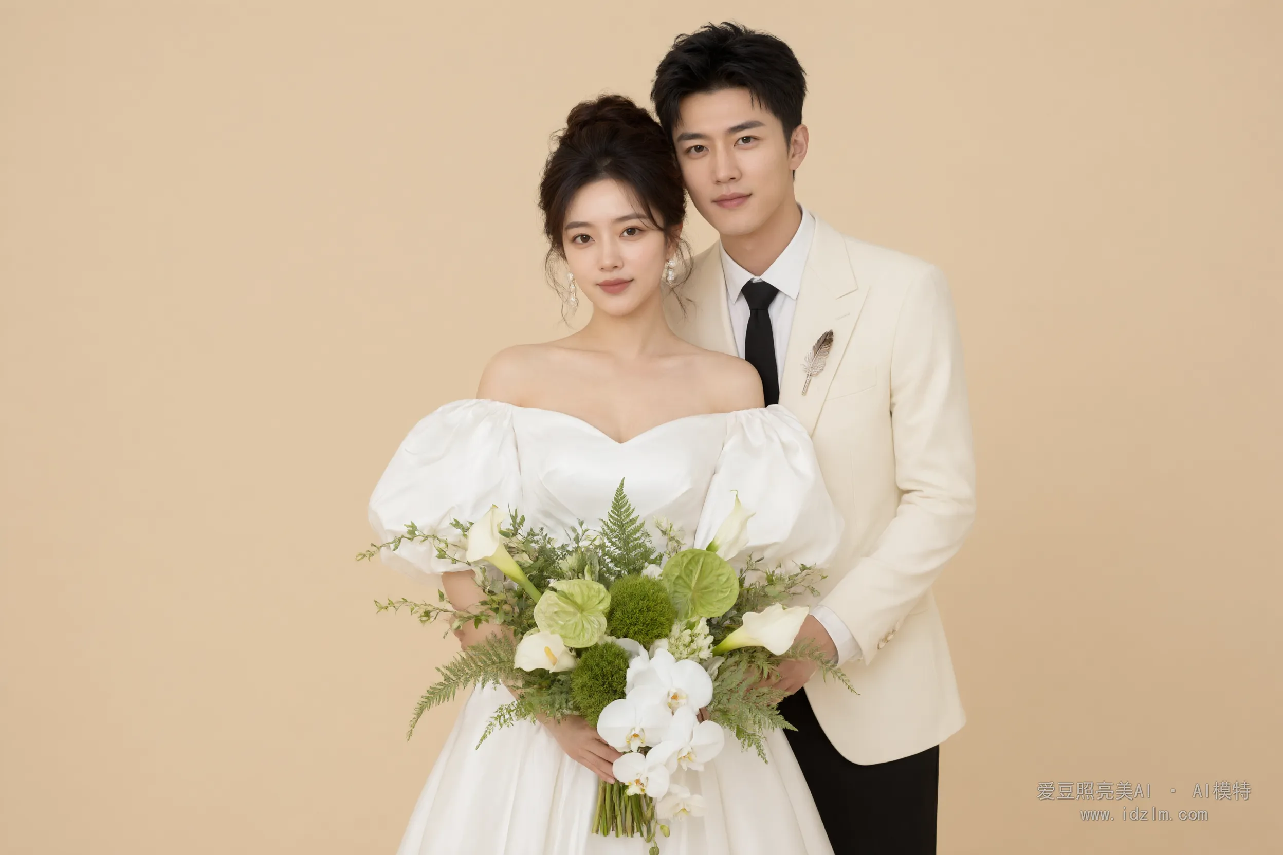 韩式简约婚纱照