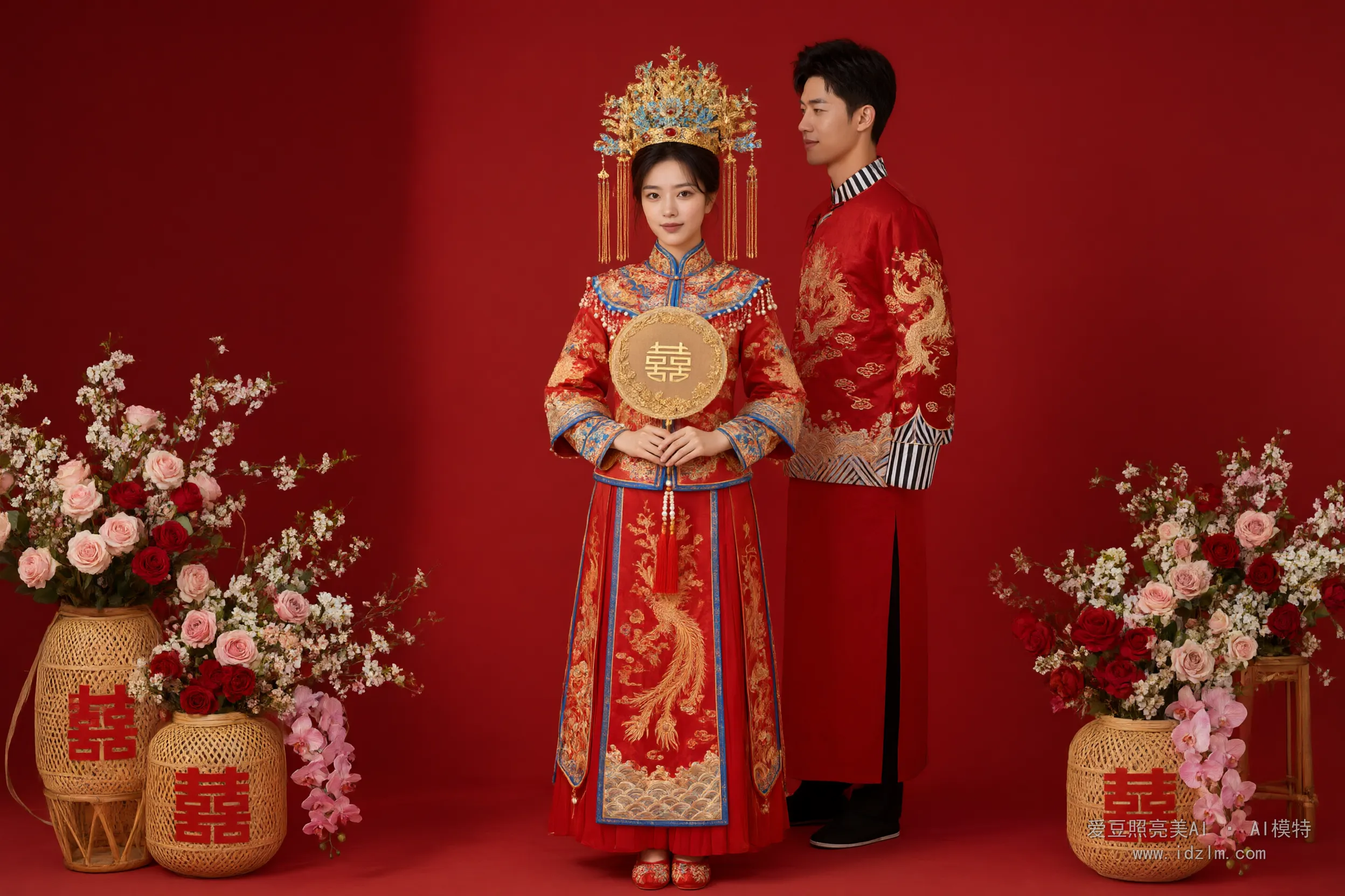 中式婚照