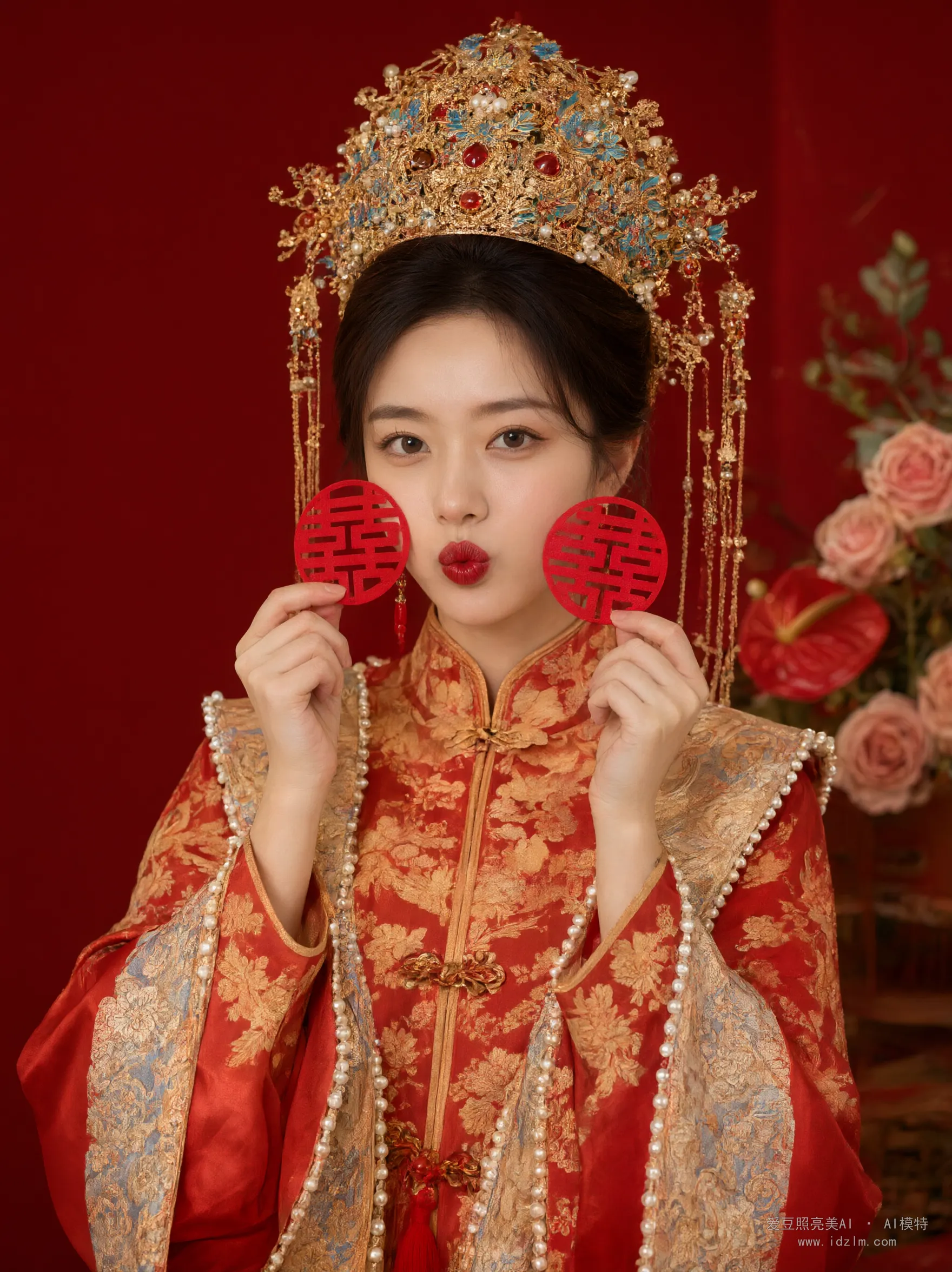 中式婚照