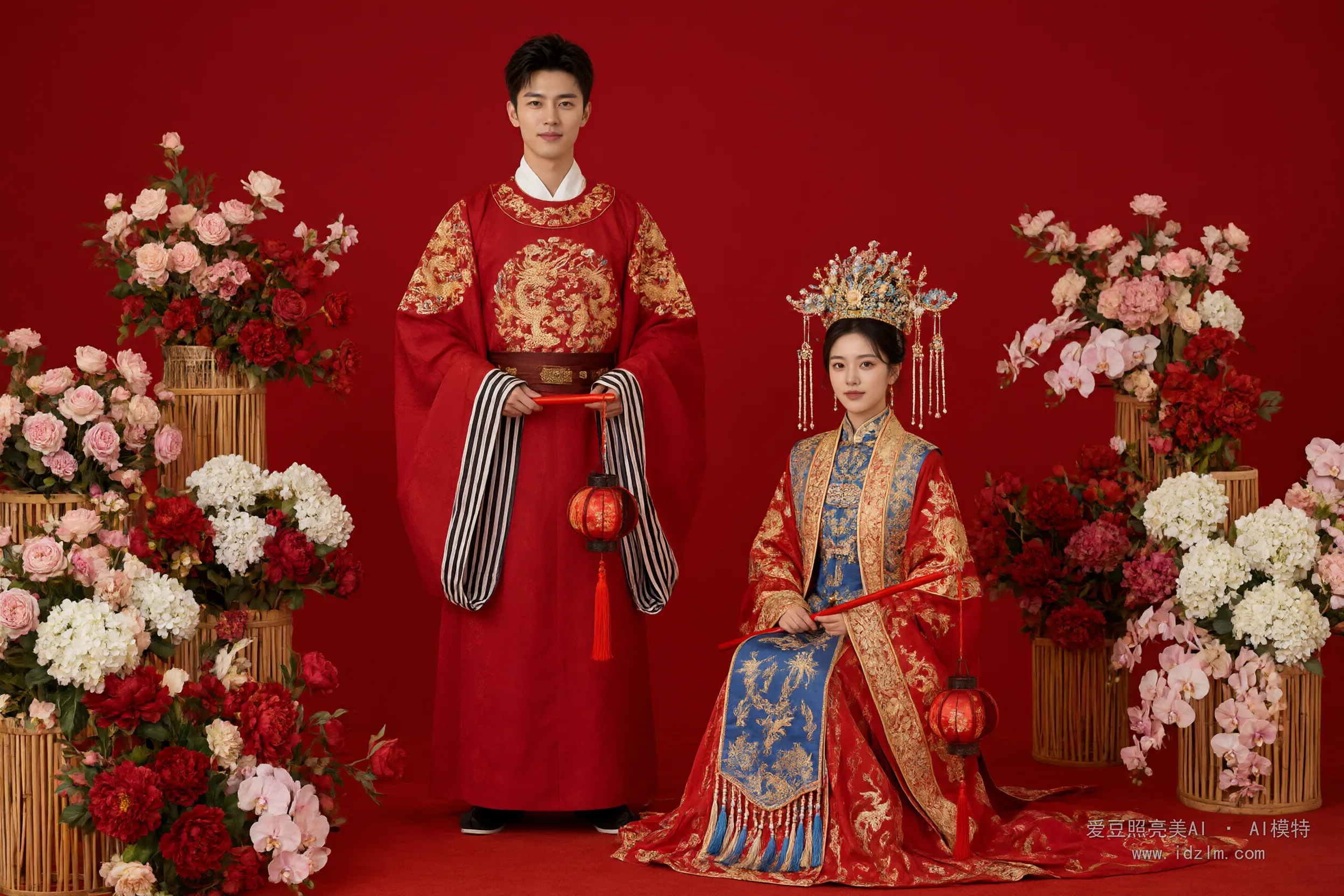 中式婚照